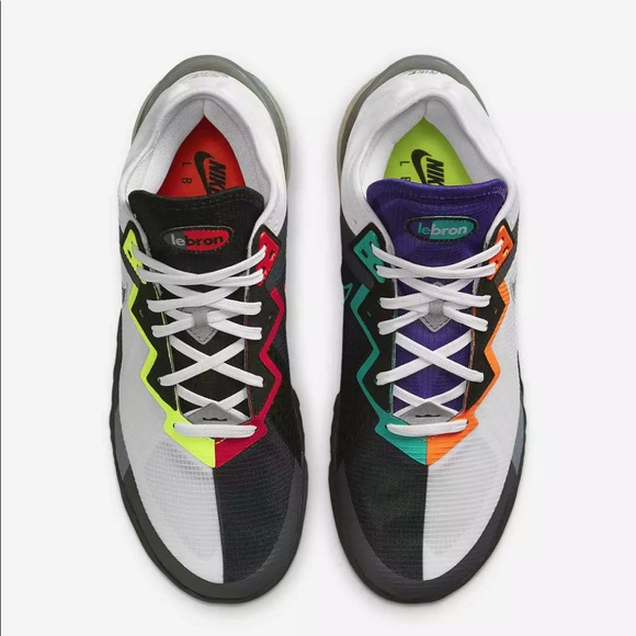 Nike LeBron James 18 Low Greedy White Green CV7562 - Picture 10 of 10